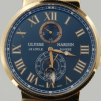 MARINE CHRONOMETER ROSE ALTIN MAVİ KADRAN