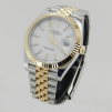 DATEJUST 41 mm ÇELİK ALTIN JUBILE BEYAZ KADRAN