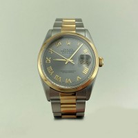 DATEJUST 36 mm ÇELİK ALTIN GRİ ROMEN