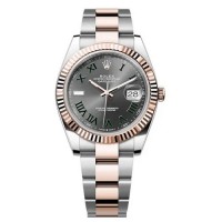 DATEJUST 41 mm ÇELİK ROSE ALTIN WIMBLEDON