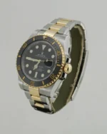 SUBMARINER ÇELİK ALTIN SİYAH KADRAN SERAMİK KASA - Görsel 3