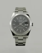 DATEJUST 41 mm ÇELİK RHODIUM KADRAN YENİ KASA