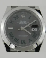 DATEJUST 41 mm ÇELİK WIMBLEDON KADRAN JUBILE - Görsel 4