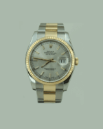 DATEJUST 36 mm ÇELİK ALTIN GRİ KADRAN