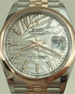 DATEJUST 36 mm ÇELİK ROSE ALTIN PALM KADRAN - Görsel 2