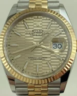 DATEJUST 36 mm ÇELİK ALTIN MOTİF KADRAN YENİ KASA - Görsel 2