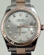 DATEJUST 31 mm ÇELİK ROSE ALTIN PIRLANTA KADRAN - Görsel 2