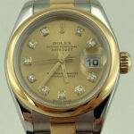 DATEJUST 26 mm ÇELİK ALTIN PIRLANTA KADRAN - Görsel 2