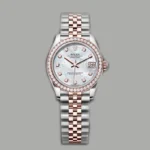 DATEJUST 31 mm ÇELİK ROSE ALTIN PIRLANTA BEZEL SEDEF