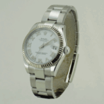 DATEJUST 31 mm ÇELİK BEYAZ ROMEN KADRAN FLUTED - Görsel 3
