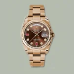 DAY – DATE FULL ROSE ALTIN CHOCOLATE YAKUT PIRLANTA KADRAN