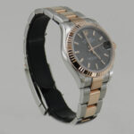 DATEJUST 31 mm ÇELİK ROSE ALTIN RHODIUM GRİ KADRAN - Görsel 4