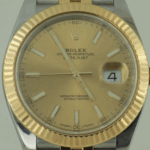 DATEJUST 41 mm ÇELİK ALTIN SARI KADRAN JUBILE YENİ KASA - Görsel 2