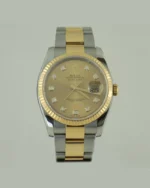 DATEJUST 36 mm ÇELİK ALTIN SARI PIRLANTA KADRAN