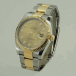 DATEJUST 36 mm ÇELİK ALTIN SARI PIRLANTA KADRAN - Görsel 3