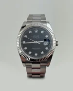 DATEJUST 41 mm ÇELİK SİYAH PIRLANTA KADRAN YENİ KASA