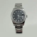 DATEJUST 31 mm ÇELİK SİYAH KADRAN BEZEL PIRLANTA