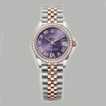 DATEJUST 31 mm ÇELİK ROSE ALTIN PIRLANTA BEZEL KADRAN