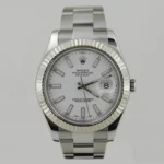 DATEJUST 41 mm ÇELİK BEYAZ KADRAN