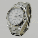 DATEJUST 41 mm ÇELİK BEYAZ KADRAN - Görsel 5