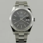 DATEJUST 41 mm ÇELİK RHODIUM KADRAN YENİ KASA