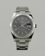 DATEJUST 41 mm ÇELİK RHODIUM KADRAN YENİ KASA