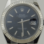 DATEJUST 41 mm ÇELİK LACİVERT KADRAN YENİ KASA - Görsel 2