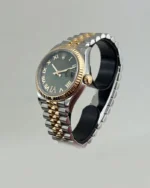 DATEJUST 31 mm ÇELİK ALTIN YEŞİL 6 RAKAM PIRLANTA - Görsel 3