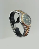 DATEJUST 31 mm ÇELİK ALTIN YEŞİL 6 RAKAM PIRLANTA - Görsel 4