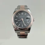 DATEJUST 41 mm ÇELİK ROSE ALTIN RHODIUM MOTİF KADRAN