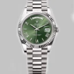 DAY – DATE FULL BEYAZ ALTIN YEŞİL KADRAN