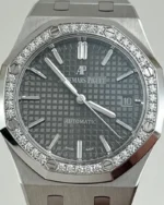 ROYAL OAK ÇELİK 37 GRİ PIRLANTA - Görsel 2