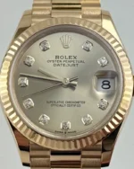 DATEJUST 31 mm FULL ALTIN PRESIDENT PIRLANTA - Görsel 2