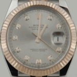 DATEJUST 41 mm ÇELİK ROSE ALTIN JUBILE ROSE PIRLANTA KADRAN - Görsel 2