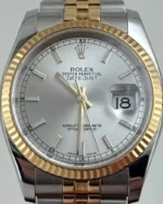 DATEJUST 36 mm ÇELİK ALTIN GRİ KADRAN - Görsel 2