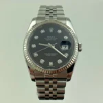DATEJUST 36 mm ÇELİK SİYAH PIRLANTA KADRAN JUBILE