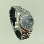 DATEJUST 36 mm ÇELİK SİYAH PIRLANTA KADRAN JUBILE - Görsel 4