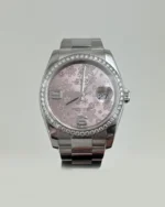 DATEJUST 36 mm PIRLANTA BEZEL ÇELİK PEMBE KADRAN