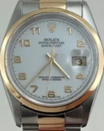 DATEJUST 36 mm ÇELİK ALTIN BEYAZ KADRAN - Görsel 2