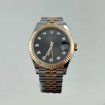 DATEJUST 31 mm ÇELİK ALTIN BROWN PIRLANTA KADRAN
