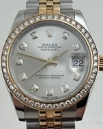 DATEJUST 31 mm ÇELİK ALTIN FULL PIRLANTA JÜBİLE - Görsel 2