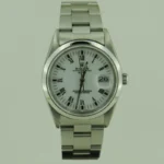 DATE 34 mm ÇELİK BEYAZ ROMEN