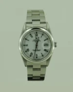 DATE 34 mm ÇELİK BEYAZ ROMEN